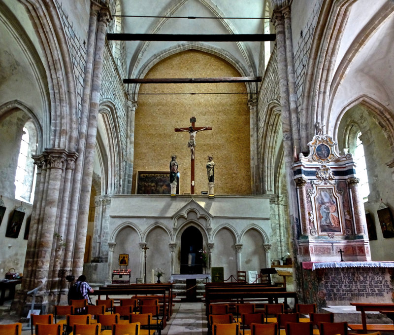 Sion, interior Chateau de Valere Church