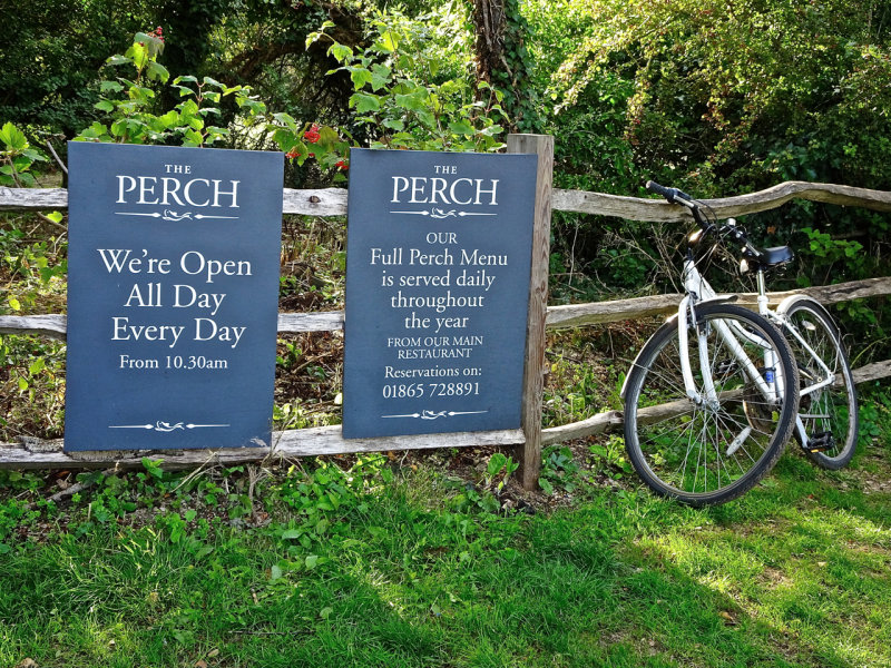 Approach to The Perch, from the Thames Path