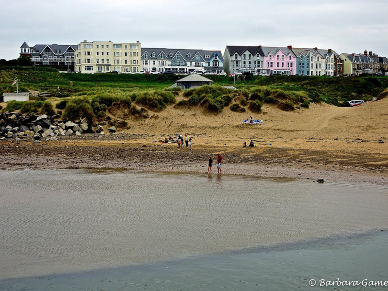 Bude, wide estuary and summer holidays