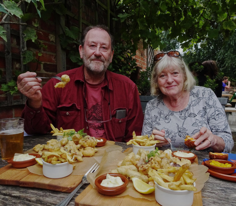 A hearty meal at The Punter