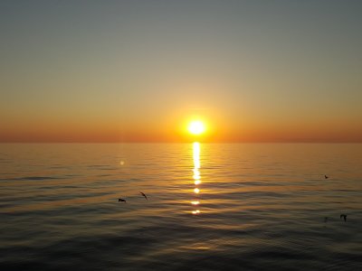 Coucher de soleil, Golfe du St-Laurent