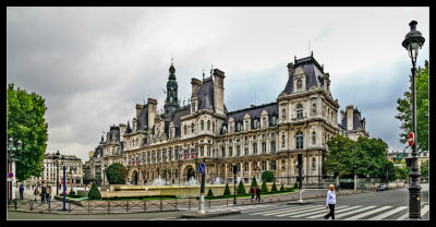 Htel de Ville y algunas plazas (Paris)
