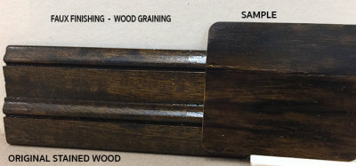 click on the image to open the album  WOOD GRAINING RESTORATION 