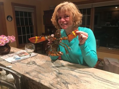 Lobster dinner at Elisabeth's