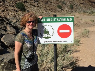 Crossing Namib-Naukluft National Park