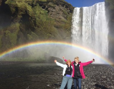 Skógafoss Rainbow, Iceland