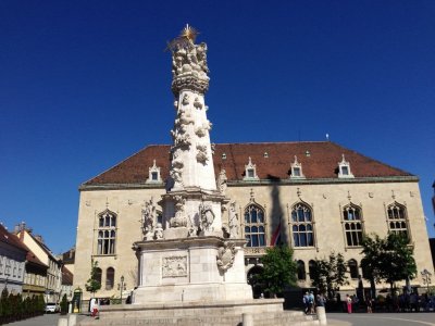 Holy Trinity Column, Fisherman's Bastion (Budapest, Hungary)