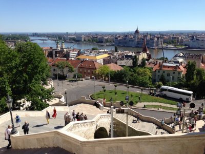 View from Fisherman's Bastion (Budapest, Hungary)