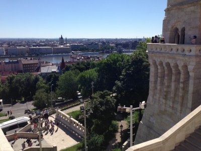 View from Fisherman's Bastion (Budapest, Hungary)