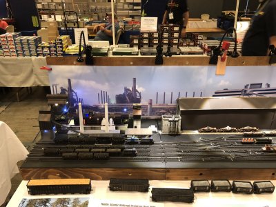 Iron Mill modules  by Scott Wahl N scale