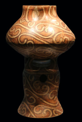 Atypical cucuteni abstract pottery design