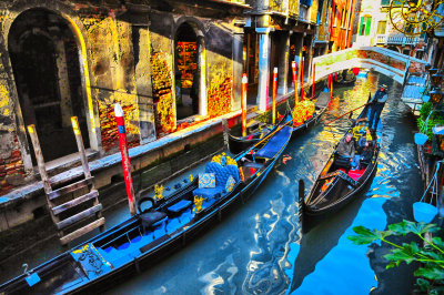 Gondolas on Canals 