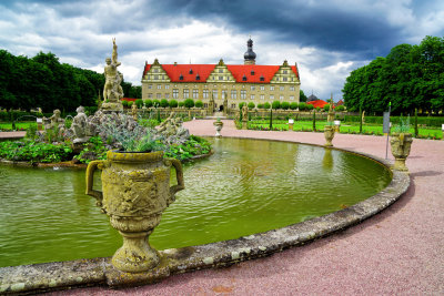In Gardens of Schloss Werkersheim 