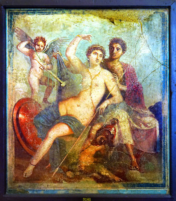 Fresco In Pompeii After My Restoration 