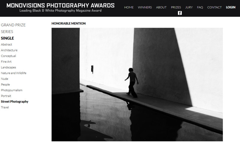 MonoVisions Photography Awards, Honorable Mention