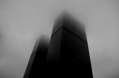 Morning Fog in Downtown L.A.