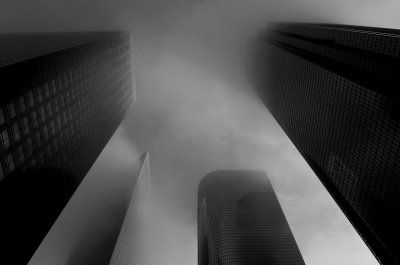 Morning Fog in Downtown L.A.