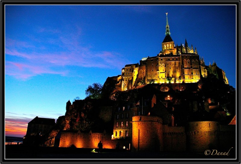 Twilight. Mont St-Michel.