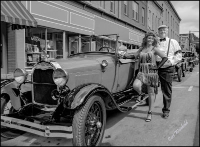  Dave, owner of 28 Ford with Lisa.