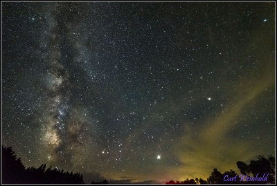 Milkyway was in full bloom August 11 at Cherry Springs State Park