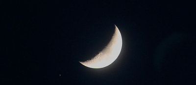 Moon next to Aldebaran in Taurus