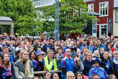 watching world cup soccer in reykjavik