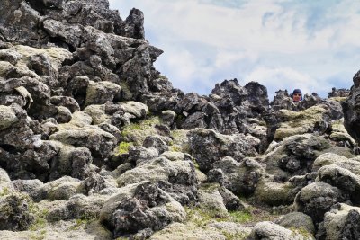 berserkjahraun lava field with hidden troll