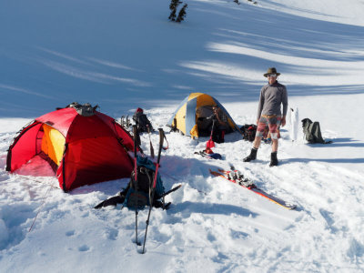 Camp at 10,420ft / 3176m