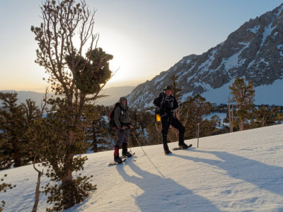 Approach to University Peak N-face