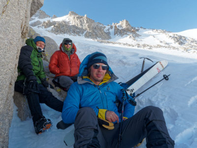 Rest on University Peak N-face