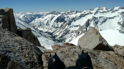 On the summit (12,871ft / 3923m)