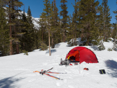 Camp at 10,000ft (3050m)