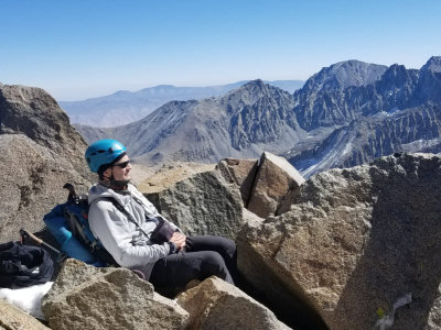 Summit of Mt Gayley (13,510ft; 4118m)