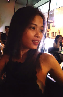 Girl at Saigons Blanchys Tash Expat bar