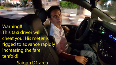 Saigon Taxi Scam