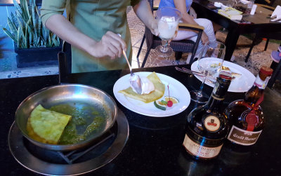 Crepes Suzette at the Rex in Saigon 4
