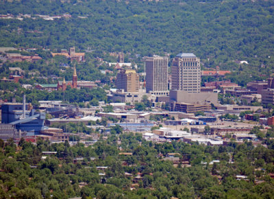 Colorado Springs from zoo