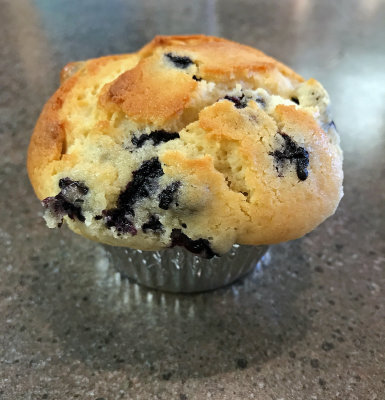 2017 homemade blueberry muffin