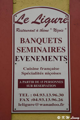 Le Ligure Nice Restaurant DSC_3613