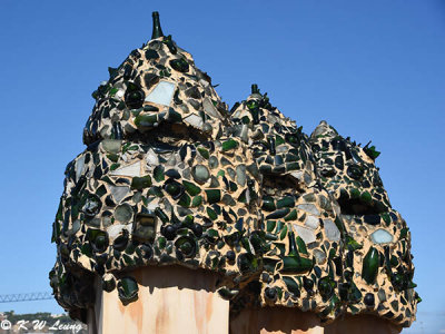 Glass towers on the roof of Casa Mila DSC_4981