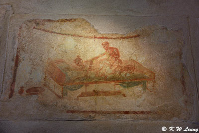 Erotic fresco @ lupanar (brothel) DSC_4127