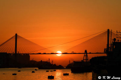 Sunset @ Ting Kau Bridge DSC_5639