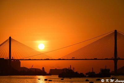 Sunset @ Ting Kau Bridge DSC_5604