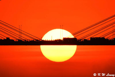 Sunset @ Ting Kau Bridge DSC_5641