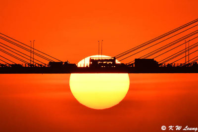 Sunset @ Ting Kau Bridge DSC_5645