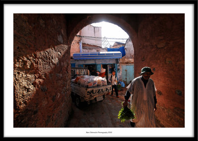 In the street, Chefchaouen, Morocco 2010