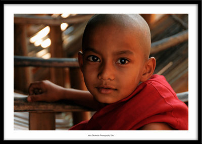 Young monk, Mandalay, Myanmar 2014