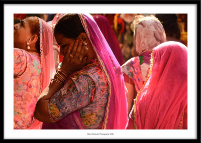 Ladies in pink, Haridwar, India 2015