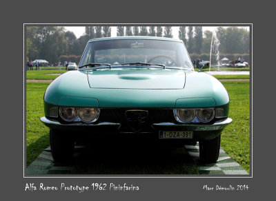 ALFA ROMEO Prototype 1962 Pininfarina Chantilly - France