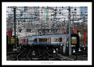 Web on the railway, Brussels, Belgium 2006